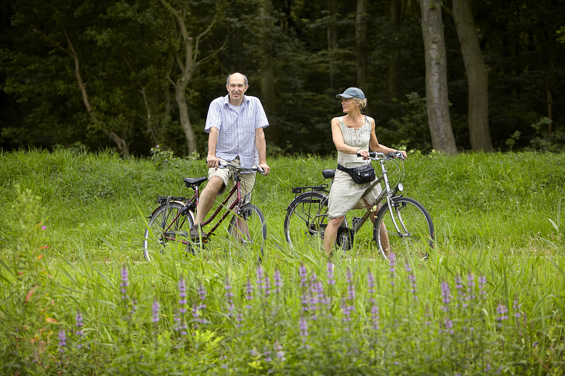 Fietsen met de boswachter