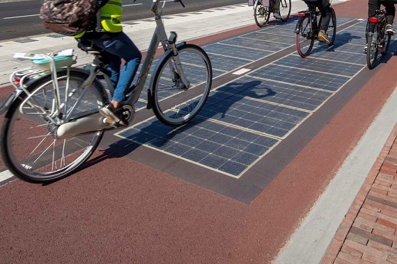 Zonnefietspad Langs N232 Gaat Energie Opwekken Nieuwe Meerbode 3226